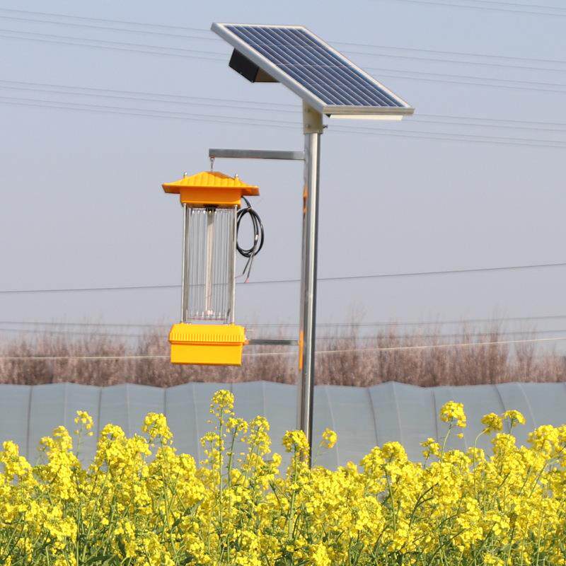 热卖户外太阳能杀虫灯厂家农用果园农场灭虫灯 频振式杀虫灯