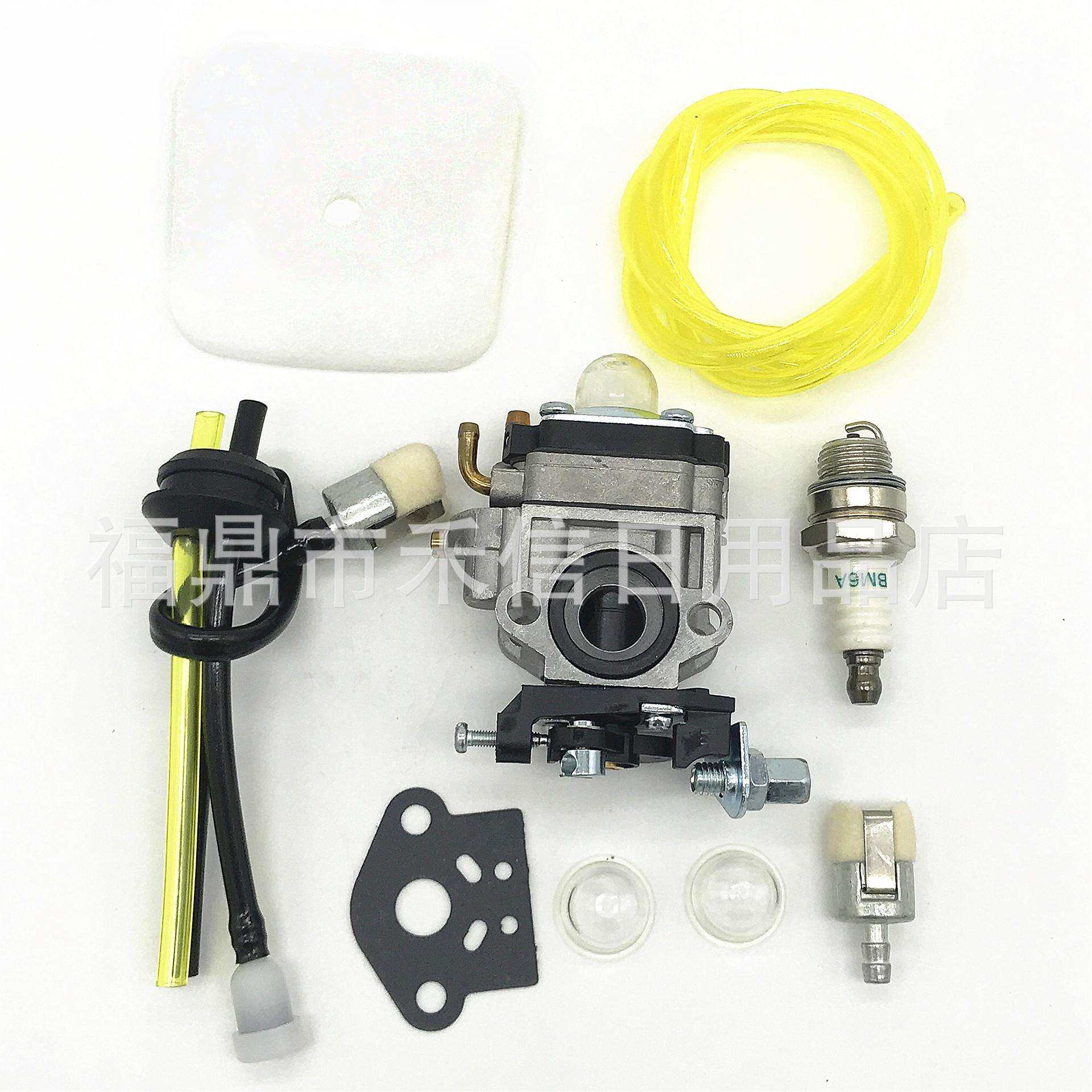 油锯配件TU26割灌机打草机绿篱机32F/34F/T242化油器组合带配件