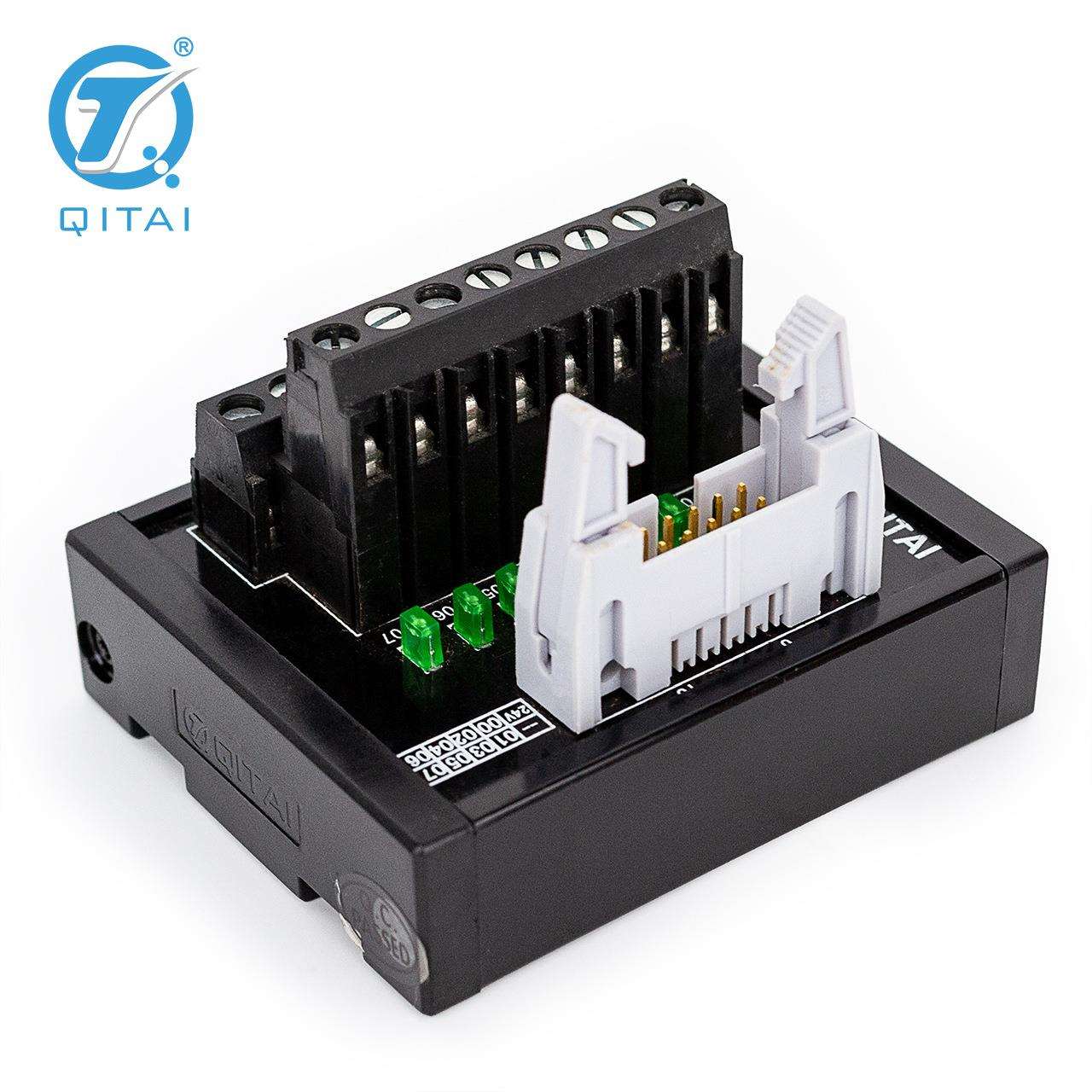 QMT084输入输出端子台8位控制电源电压微型快速接线端子台模组