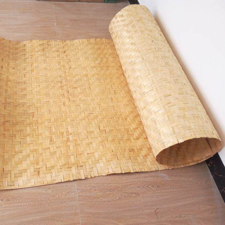 酒店民宿装修专用材料复古吊顶墙面室内竹席农家乐工地装饰竹编