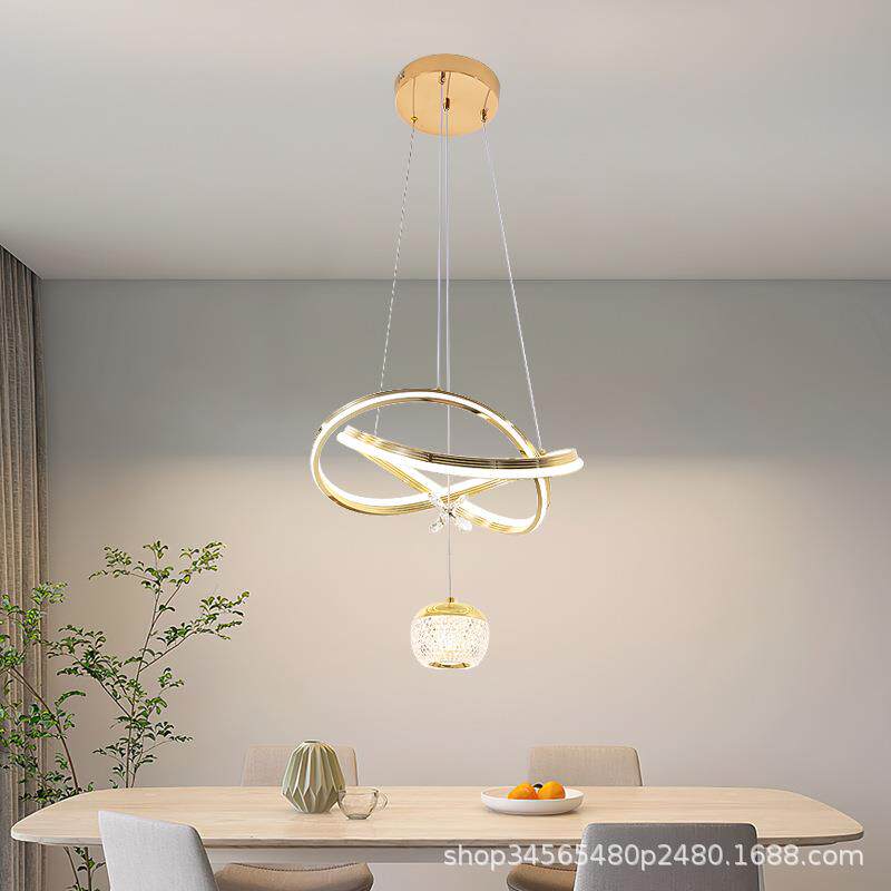 爆款现代轻奢客厅吊灯网红餐厅照明灯具卧室吧台灯饰厂家居