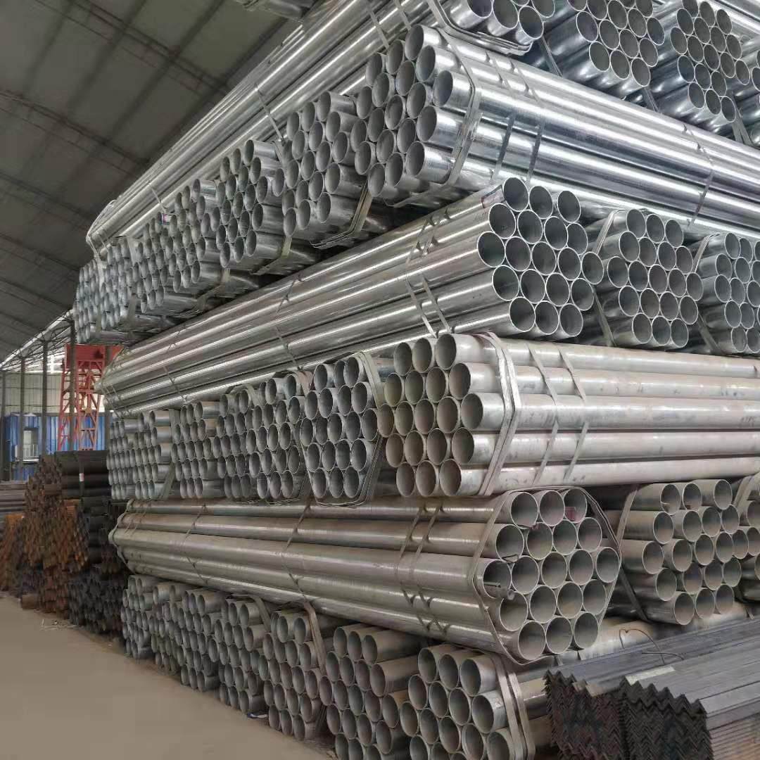 热镀锌管供应镀锌钢管空心圆管建筑工程幕墙镀锌管温室大棚镀锌管