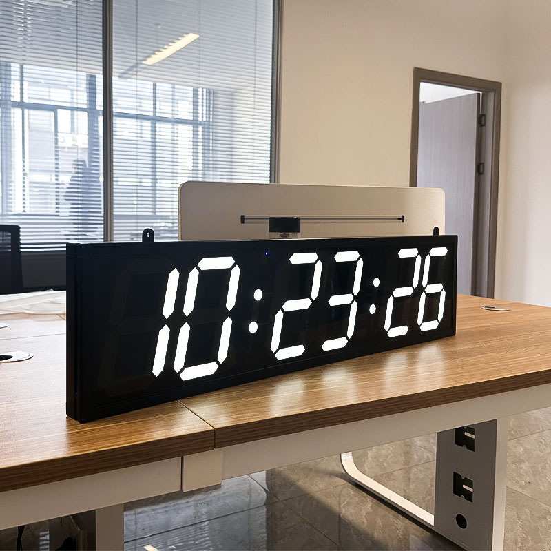 LESTRY超大尺寸Wifi数字挂钟自动对时会议室健身房用