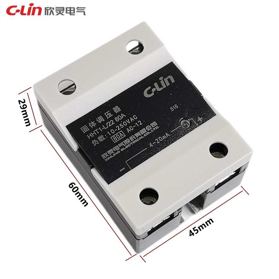 欣灵固态继电器 HHT1-L/22 HHT1-L/38电流型固体调压器4-20MA输入