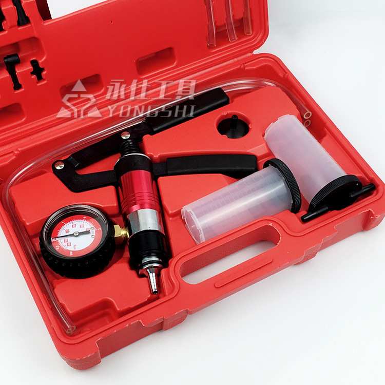 YS-056汽车手动真空泵刹车油修车汽车抽打气正负两用手动真空泵