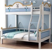 实木上下床两层高低床子母床储物双层床女孩公主儿童床男童上下铺