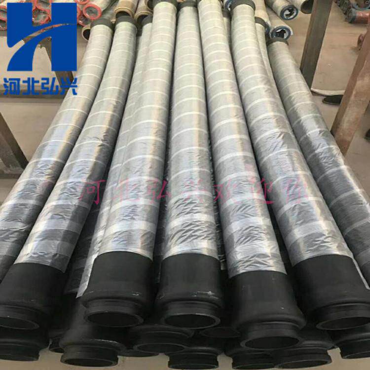 砂浆泵软管 四层钢丝缠绕胶管混凝泥土耐磨输送泵车软管