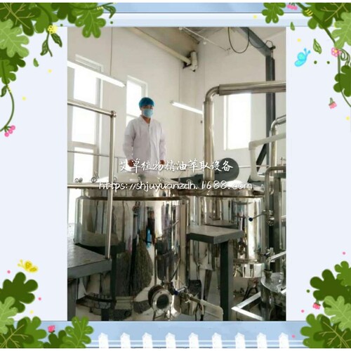 精油提取设备/生姜蒸馏提炼工业多功能旋蒸电加热全自动