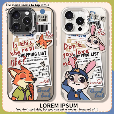 疯狂动物城2手机壳vivoiqooneo10狐尼克iqooneo9spro+兔朱迪iqoo10pro适用iqoo9spro可爱爱酷情侣vivi卡通女