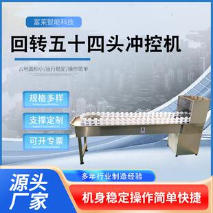 回转54头冲控机厂家直供玻璃瓶啤酒瓶半自动冲洗清洗设备