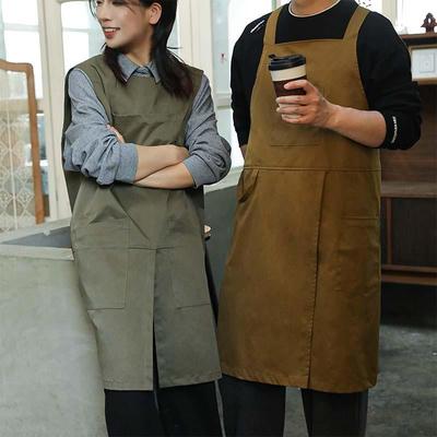 Apron围裙防污防油餐厅理发店厨房家用高品质男女士工作服logo