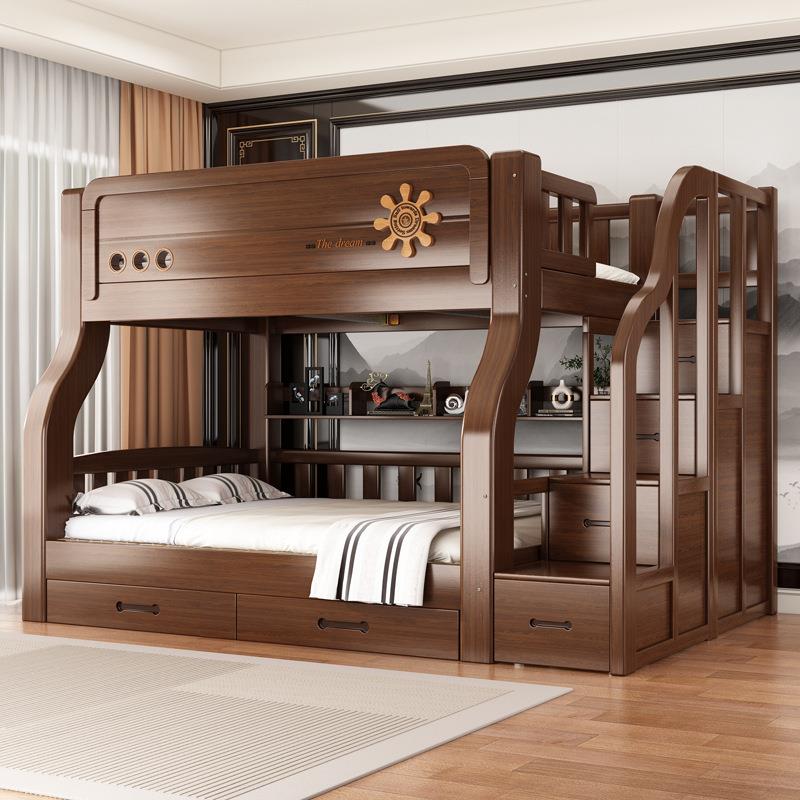 喜挚实木上下床成人高低床子母床上下铺床两层床母子床儿童双层床