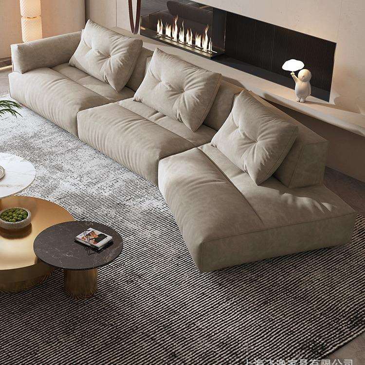 意式baxter沙发客厅转角异形极简轻奢现代大小户型家具科技布