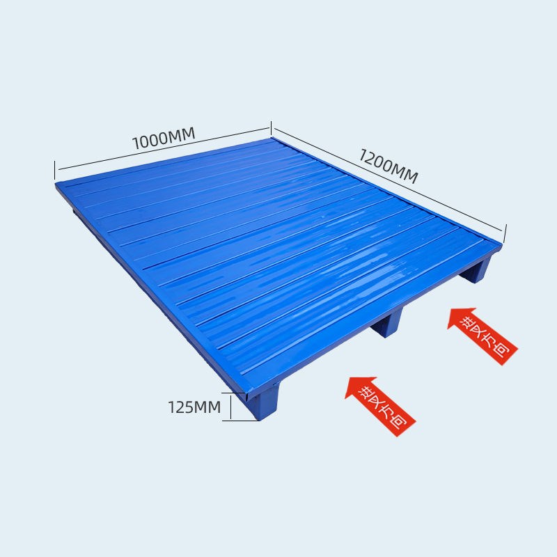 定制钢制托d盘叉车专用铁托盘金属重型货架仓库物流工业栈板垫仓
