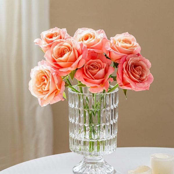 轻奢小花瓶插花摆件客厅现代简约玻璃高级感鲜花创意桌面网红爆款,家居饰品,花瓶,淘宝优惠券,粉丝福利购,淘宝优惠卷