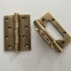 黄铜4寸静音合页实木门免开槽静音铰链子母合页平开门铰链单片卖