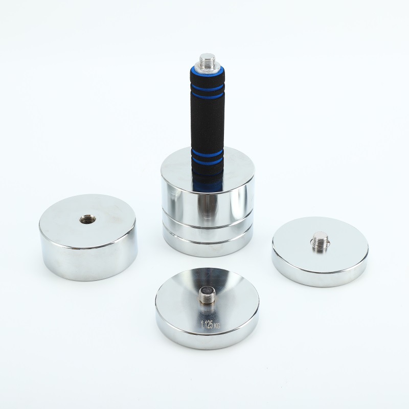直供电镀纯钢小哑铃多款家用可调节重量健身器材实心亚铃
