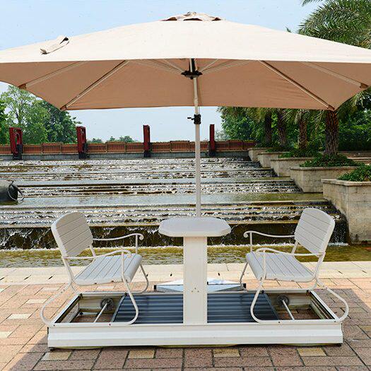 户外秋千椅白色动力四人摇椅花园庭院阳台吊椅室外休闲秋千吊床