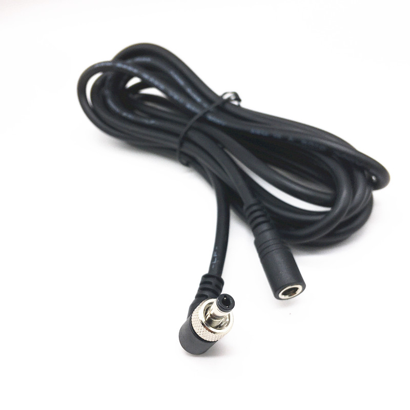 全铜带锁防脱dc5521.延长线带锁dc5525L公对母加长线dc电源线延长