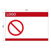 270mm 180mm 张 LT3307 白色 单位 安全标识 件 开玛