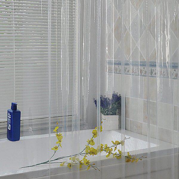 比非勒浴帘布加厚透明EVA挡水帘洗车防水帘隔断拉帘空调帘可订做