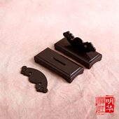 折扇扇架扇托底座男女式 扇子通用扇座可拆卸扇撑工艺中国风扇子架