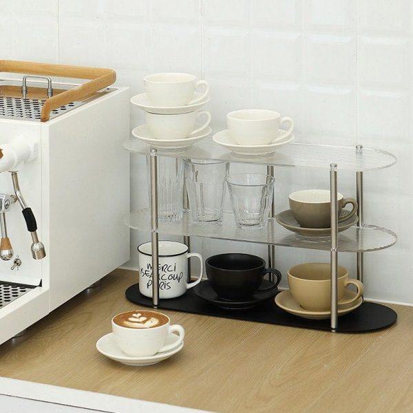 后木homu亚克力杯架卫生间台面收纳架杯子收纳置物架咖啡杯展示架,收纳整理,书桌收纳置物架,淘宝优惠券,粉丝福利购,淘宝优惠卷