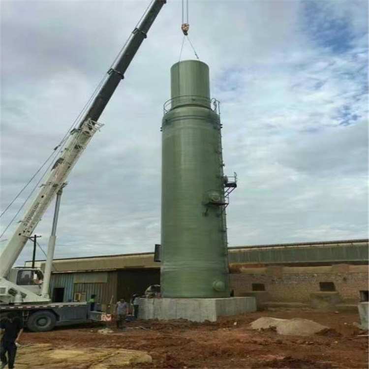 厂家喷淋塔废气处理设备 工业环保除臭塔 pp脱硫废气喷淋塔