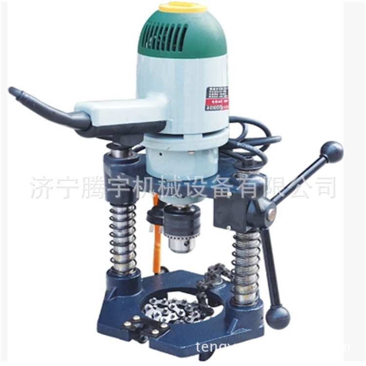 济宁114D型电动链条式开孔机镀锌管铝合金开孔机报价