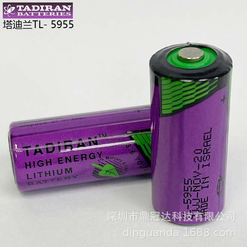 原装TL-4955塔迪兰TADIRAN TL-5955工控size2/3AA锂PLC电池SL-761