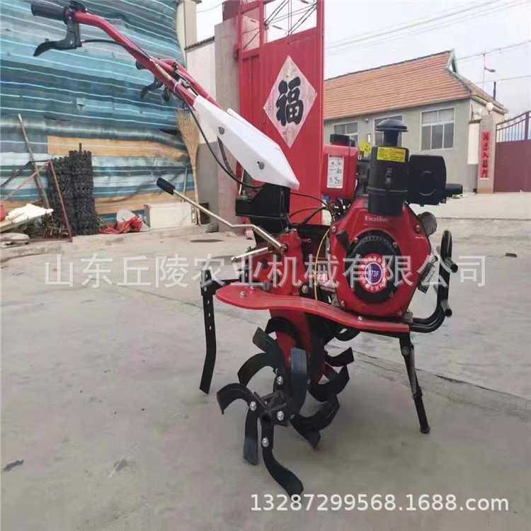 手扶式柴油旋耕机 果园开沟锄草机 8马力水冷开沟机价格 微耕机