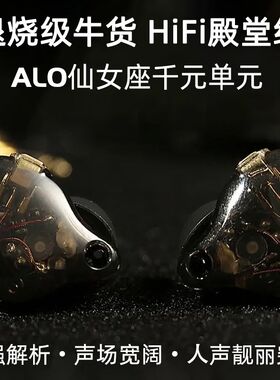 仙女座HIFI殿堂千元级单元高端B动圈入耳式重低音diy耳机女毒解析