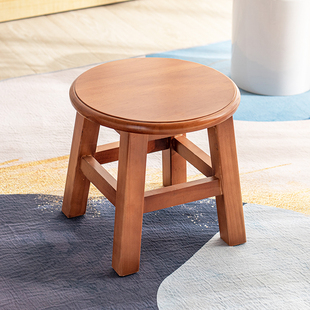 实木小凳子松木矮凳成人家用换鞋凳全实木整装发货V儿童结实小板