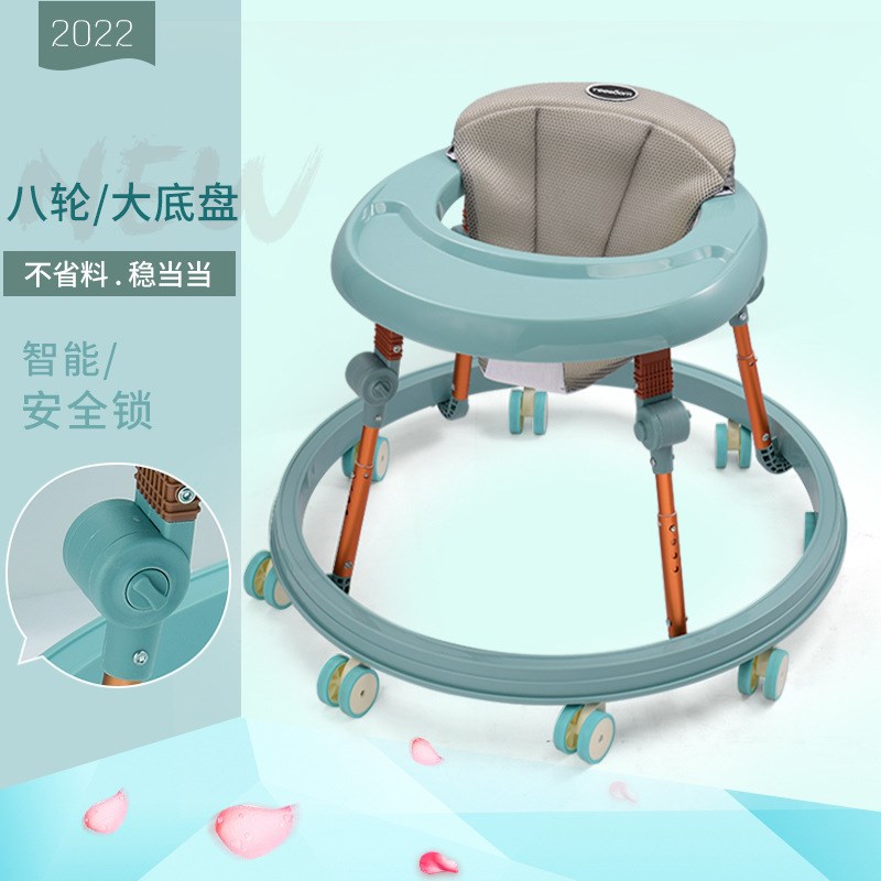 婴儿学步车防o型腿多功能防摔防侧翻女孩男宝宝助步可坐手推车U型