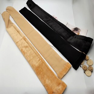 袜240克 85厘米加长特长加绒加r厚高个高筒袜秋冬长筒袜过膝打底裤