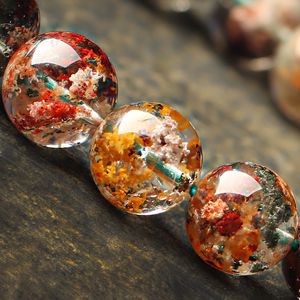 亲宝水晶天然四季幽灵手串散珠聚宝盆手链