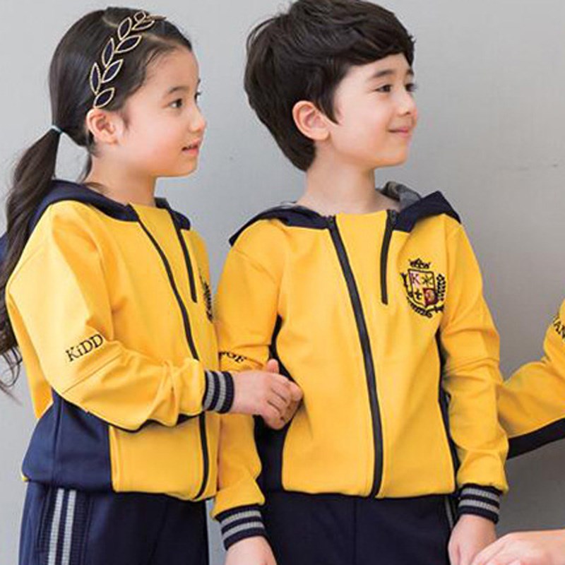 幼儿园园服春秋装教师幼师老师工作服小学生校服套装运动班服定制