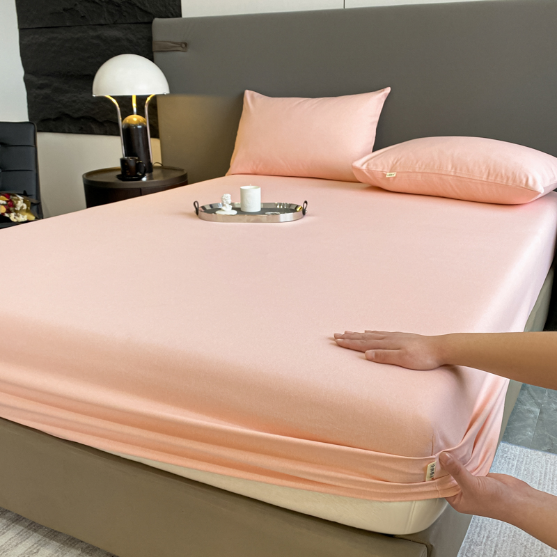 牀笠单件1米5全棉加厚老粗布纯色牀罩儿童1.2m夏季牀垫套定制