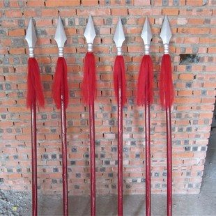 成人学生舞台表演木质红军长矛儿童红缨枪哪吒闹海儿童节长枪道具