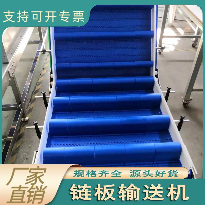 非标塑料链板输送机轻工业提升机食品医药生产包装输送线
