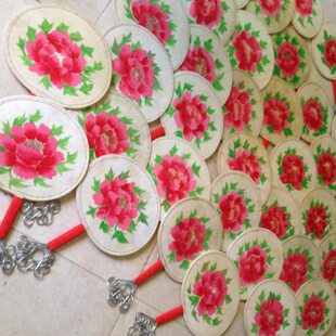 京西太平鼓 单鼓 手拍鼓20CM25CM30CM35CM40CM舞蹈鼓 扇子鼓