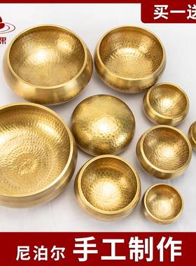 颂钵尼泊尔钵音碗梵音佛音碗冥想静心音钵钵盂铜钵疗愈工具