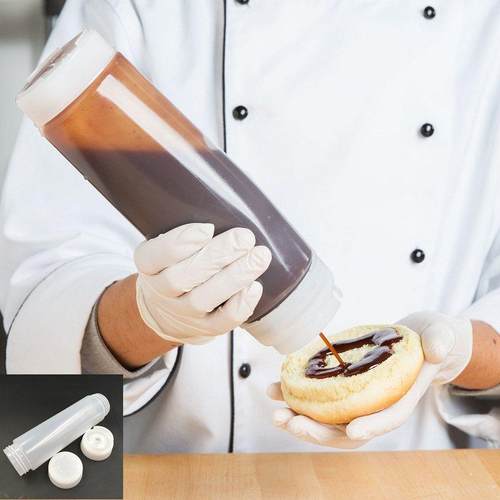 美国TableCraft双头挤酱瓶番茄沙拉汁挤压商用倒置防漏先进先出