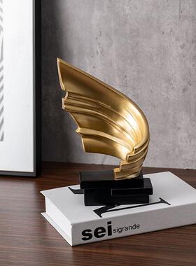 约酒柜现简约书房件装饰品代摆件现代简财GMQ源滚滚玄关摆办公室