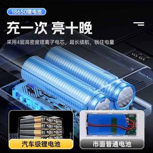 ?ed充电照明灯磁吸户l外露led充电营应停电地超长摊续航摆摊急夜