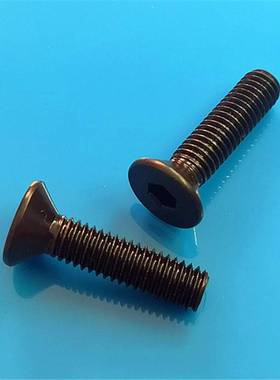 FCM6*25黑色 高硬度沉头内六角机丝 运动器材家具螺丝 厂家直销