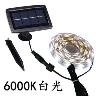LED太能软灯阳条太阳灯能带太阳能TYN002圣5诞灯米150灯