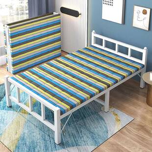 折见详情叠床单人床家简午休成人易午睡办公室简用易经床济型硬板