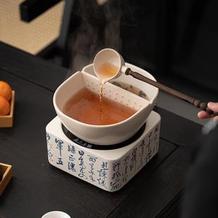 苏打釉炉煮SJHWH202茶陶器清逸炉碳古法瓷碗泡茶器煮茶碗围炭炉电