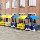 区网红户外美食街吃摆摊架景型大活动展示促小销架集市可331移动